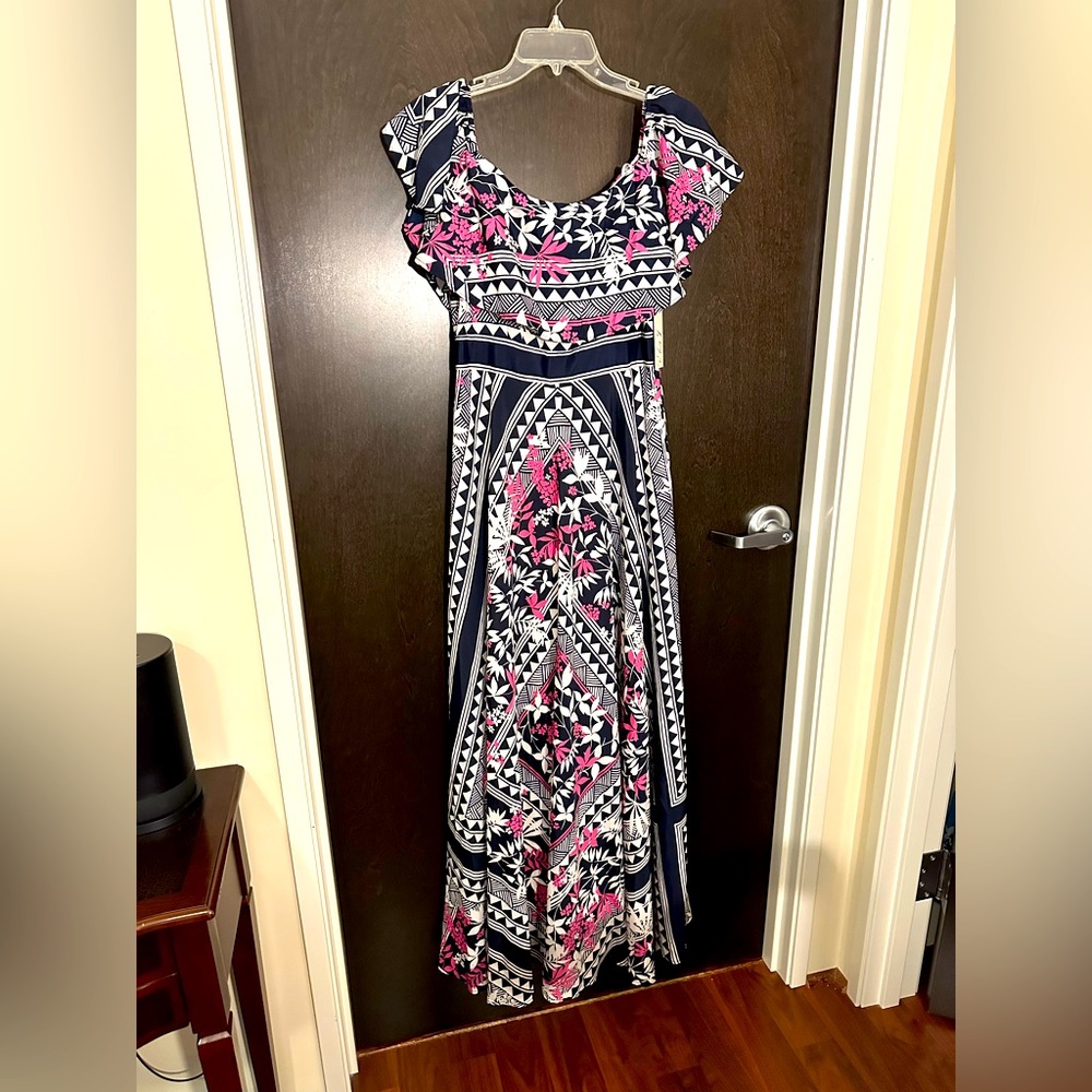 NWT Eliza J Floral Maxi Dress - Size 8